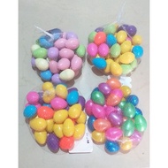 ◙ ◸ ♞,♘mini plastic eggtoys for kids(itlog pugo) /1.5inch 30pcs/pack