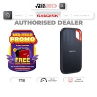 SanDisk Extreme Portable SSD 1TB/2TB/4TB 1050MB/s Type-C External Solid State Drive (E61)