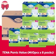 TENA PANTS VALUE (M10x8pack) (L10X8Pack) (XL8X6pack)