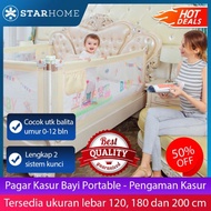 Baby Bedrail Bedguard StarHome Pembatas Pengaman Pagar Kasur Ranjang