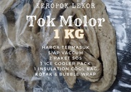 Keropok Lekor TOK MOLOR Crispy 1KG Disertakan Sos Paket ( Vaccum Pack)