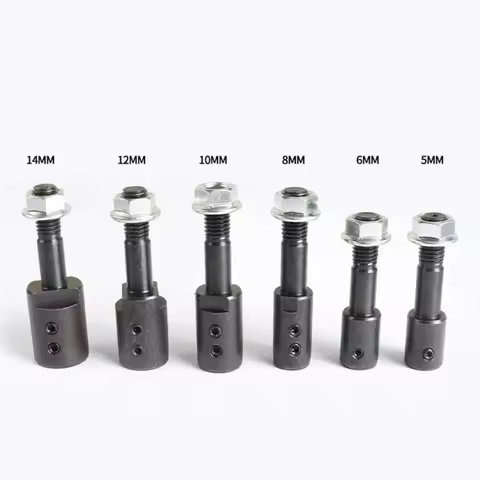 Motor Adapter Grinders Extension Shafts Threaded 5mm/6mm/8mm/10mm/12mm/14mm/16mm F1CD