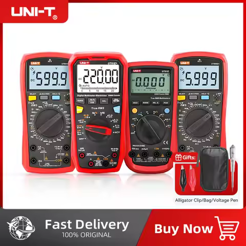 UNI-T UT61E PLUS UT61D+ UT89XD UT890D+ UT161E UT161B Professional Digital Multimeters 1000V Voltmete