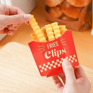 French Fries Shape Sealing Clip Box Kitchen Storage Snack