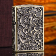 爆款加推 - ZORRO 佐羅浮雕打火機-佐羅浮雕打火機 ZK19-1 唐草青铜