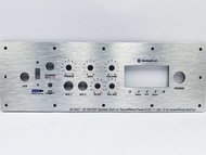 เพลทลำโพงบลูทูธZK-502T+MIC AM100F ช่องเพลท5x23cm.วัดแบตดิจิตอล สวิตช์ 16มิล DC11 LED12 ขนาดเพลท9x27c