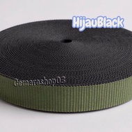 TALI GESPER NILON KANVAS 3.8CM 1 ROLL 30YARD POLYESTER PP IKAT PINGGANG SABUK BISBAN WEBBING