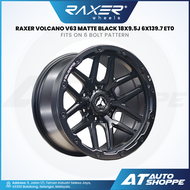 Raxer Volcano V63 - Matte Black 18x9.5 ET0 6x139.7 (1 piece) Wheels Sportrims Offroad 4X4 4WD