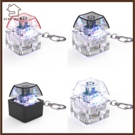 YELGIRL Fidget Keychain, Glowing Finger Keyboard Cap Finger Keyboard Caps,  Fingertip Clicks Mechani