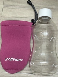 Snapware康寧密扣 耐熱玻璃曲線水瓶600ml