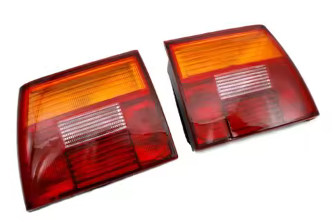 Premium Grade China Style Tail Light Amber Red for Jetta MK2