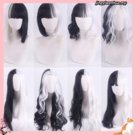 Cos Wig 101 Dalmatians Cruella de Vil Cruella Black White Witch Color Matching Small Short Curly Hai