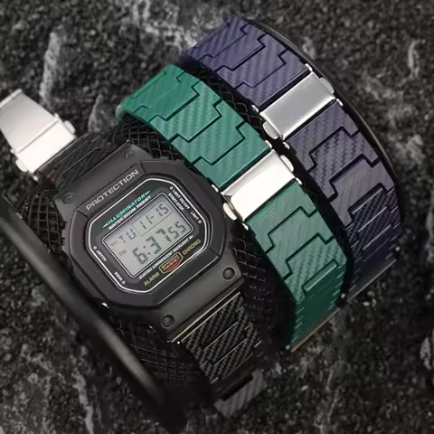 DW-5600 Modified Carbon Fiber Texture Resin Strap for Casio G-SHOCK DW5600 GW-B5600 GW-M5610 GA900 G