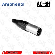 Amphenol AC-3M Connector XLR Male 3 Pin Amphenol XLR Amphenol AC3M/