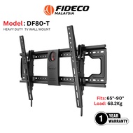 DF80-T Heavy Duty Flat panel tilting Wall Mount for 65″ – 90″ TV’s