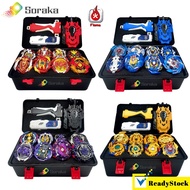 bayblade box full set murah, FLAME Combination Beyblade Burst Set Toy Beyblades Arena Bayblade Fusion 4D With Launcher Spinning Toys for kids bayblade