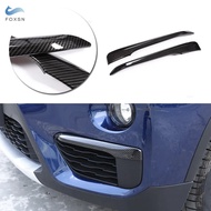 For BMW X1 F48 2016 2017 2018 2019 Exterior Front Head Fog Lights Lamp Eyebrow Cover Car Accessories