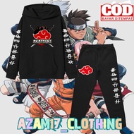 Children's Jogger Hoodie Suit Naruto Akatsuki Clean Akatsuki Boys Girls Clothes