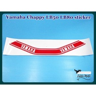YAMAHA​ CHAPPY LB50​ ​LB80 -- STICKER "RED" & "WHITE" SET // Car RED-WHITE