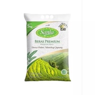 Beras Premium Bahan pokok Beras Pulen SANIA 5kg Repackeg 1Kg 2Kg