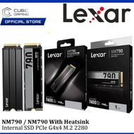 LEXAR NM790 / NM790 WITH HEATSINK M.2 2280 PCIE GEN 4X4 NVME SSD INT SSD INTERNAL SOLID STATE DRIVE 