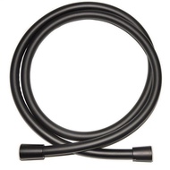 ✤✑1.5M Flexible PVC Shower Hose Smooth Connector Water Head Pipe Bathroom（Black）