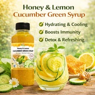 Natural Honey Lemon Cucumber Drink – Detox, Hydration & Healthy Refreshing Syrup