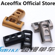 Timaker Titanium Hollow Bicycle Hinge Clamp Plate For Brompton Bike C Clamps Plates 2pcs