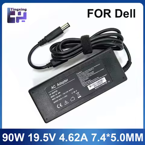 19.5V 4.62A 90W 7.4*5.0mm AC Laptop Charger For Dell E4300 E5410 E6320 E6400 E6430 3521for dell insp