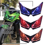 Motorcycle 3D Front Fairing Headlight Stickers Guard Head light protection Sticker For KAWASAKI Z750