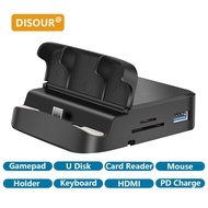 DISOUR USB Type C HUB Docking Station for Samsung S20 S10 Dex Pad Dock Station USB-C To HDMI USB 3.0