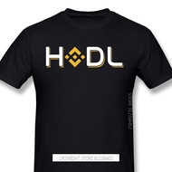 Men Binance Coin BNB Cryptocurrency Black T-Shirts Coin Crypto Hodl TShirt Pure Cotton Tee Harajuku 