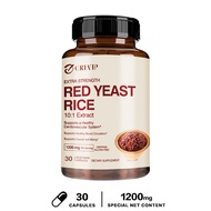 RED YEAST RICE 1200 mg Heart Healthy and Lowers High Cholesterol 120 Vegetarian Capsules