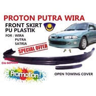 WIRA SATRIA PUTRA C99 SPEC Front Skirt Lip + Towing CAP DEPAN FOR STANDARD LIP WIRA OEM BUMPER SPOILER BOLEH SKIRTING