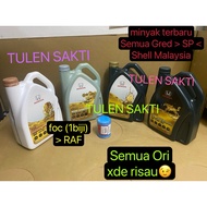 HONDA SHELL MALAYSIA GENUINE ENGINE OIL 4Litres SP 0w30 @ SP 0w20 @ SP 5w30 @ SP 10w30 FULLY SEMI SY