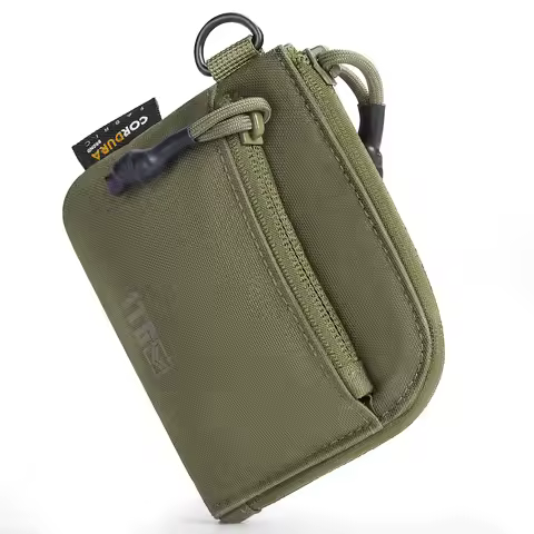 1TG TACTICAL Coin Purse, 500D Minimalist Wallet Change Purse ID Card Holder Money Pouch Tactical Bag