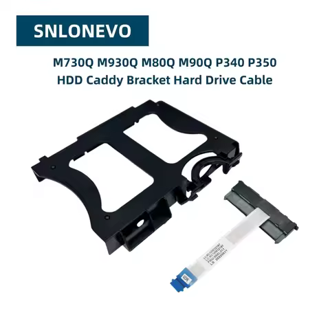 For ThinkCentre M730Q M930Q M80Q M90Q P340 P350 2.5″ SATA HDD Caddy Bracket Hard Drive Cable Replace