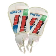 สนับแข้งผ้าแบบมีรัดส้น WORLDCUP - กระชับมียางรัดน่อง รุ่น Air Stick