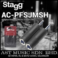 Stagg AC-PFSJMSH Adaptor 1/4inch TRS to 3.5mm TRS (ACPFSJMSH)