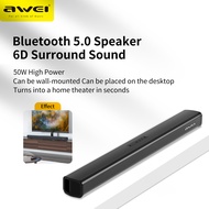 Awei Y999 Wireless Bluetooth Soundbar Speaker โฮมเธียเตอร์แบบพกพาทีวีแบบมีสาย ลำโพงเซอร์ราวด์ SoundB