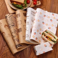 Oil-Absorbent Paper Baking Burrito Burger Wrapping Paper Oil-Proof Food Mat Paper Bento Sandwich Ric