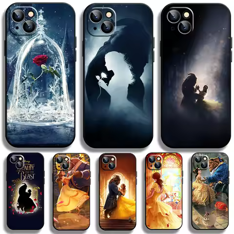 Disney Beauty and the Beast Case for Apple iPhone 15 14 Pro 13 12 Max Mini 11 XS Max X XR 7 8 Plus S