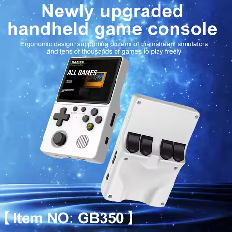 GB350 Handheld Game Player R36S Pro 3.5Inch IPS Screen Screen Retro Video Game Console Built-in 2000