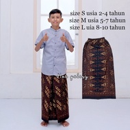 Sarung Instan Anak Usia 2 sampai 10 Tahun Motif Batik Gus Iqdam Sarung Anak Model Rok