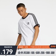 阿迪达斯 （adidas） 三叶草 男子3-STRIPES TEE短袖T恤 GN3494 S