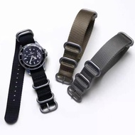 Strap casio canvas army military loop watchTALI Nilon F91W F-91W A168 A 168 AE1200 A158WA-1 A168WA-1