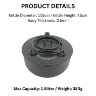 PAYUNG.CAMP Stainless Steel Camping 1.5L Kettle Cooking Pot