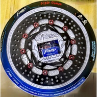FAITO YAMAHA XMAX 250 300 300MM NIGHT DEMON FRONT FLOATING BRAKE DISC PLATE ROTOR (THICKNESS 4MM)