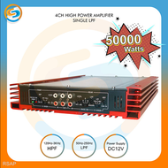 POWER AMPLIFIER 4 CHANNEL CLASS D 50000 WATT SINGLE LPF RSAP