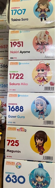 全新GSC Nendoroid 黏土人 630阿克婭 725惠惠 1306三玖 1688GURA 1707時乃空 1722櫻巫女 1951百鬼綾目